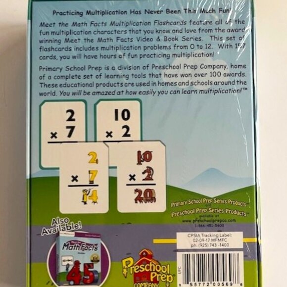 *NEW Meet the Math Facts Multiplication Workbook and Flashcards - Picture 10 of 10